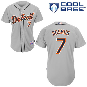 Brad Ausmus Detroit Tigers grey jersey