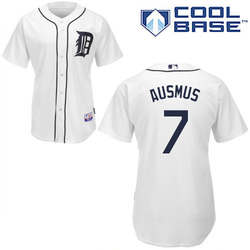 Brad Ausmus Detroit Tigers white jersey