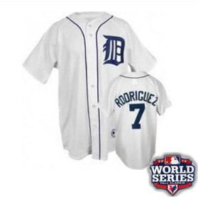 Ivan Rodriguez Detroit Tigers white jersey