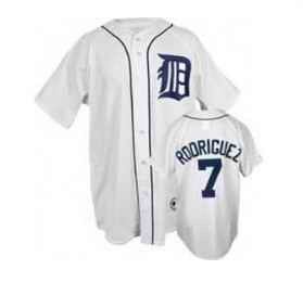 Ivan Rodriguez Detroit Tigers white jersey