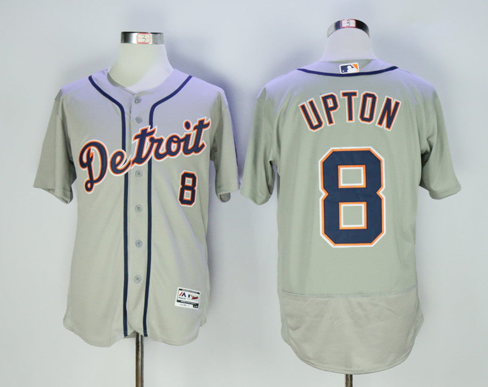 Justin Upton Detroit Tigers grey jersey