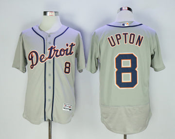 Justin Upton Detroit Tigers grey jersey
