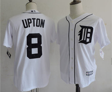 Justin Upton Detroit Tigers white jersey