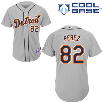 Arvicent Perez Detroit Tigers grey jersey