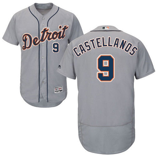 Nicholas Castellanos Detroit Tigers gray jersey