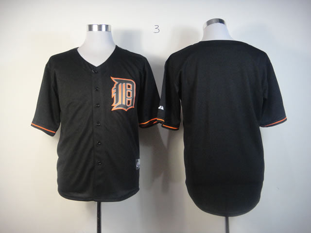 Custom Detroit Tigers black Fashion jersey