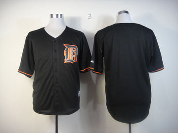 Custom Detroit Tigers black Fashion jersey