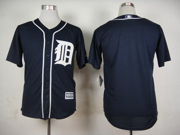 Custom Detroit Tigers blue jersey