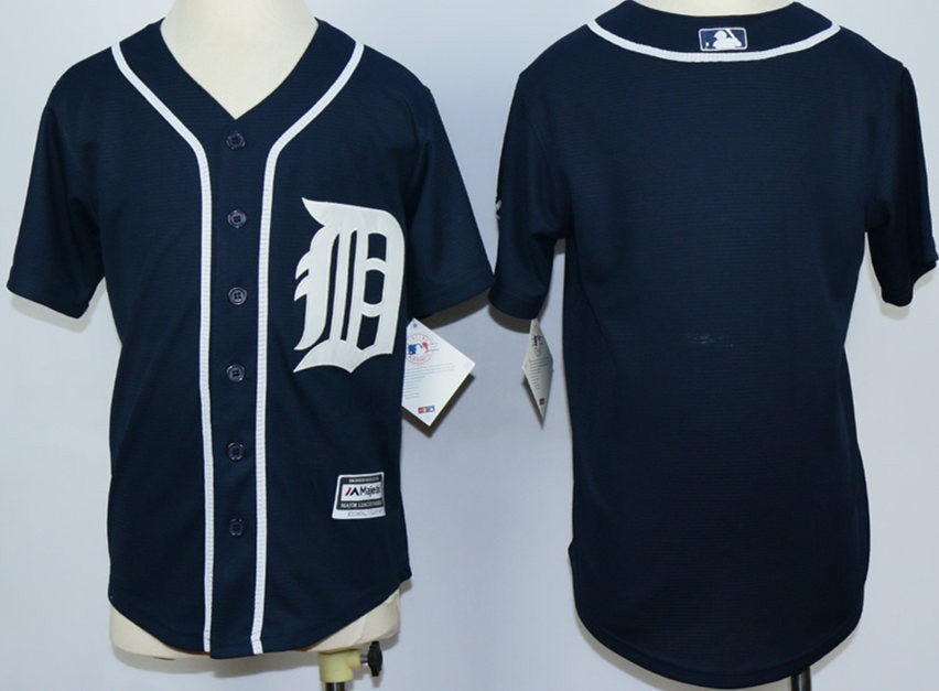 Custom Detroit Tigers blue jersey