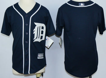 Custom Detroit Tigers blue jersey