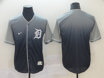 Custom Detroit Tigers gray Fashion jersey