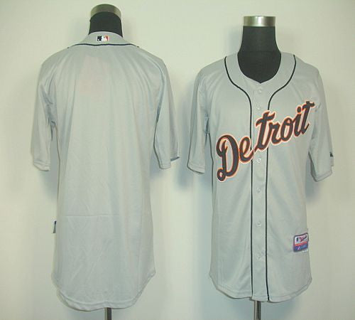 Custom Detroit Tigers grey jersey