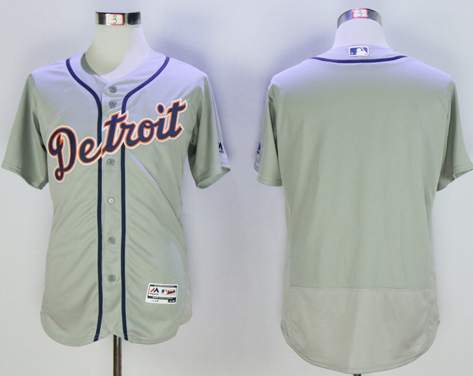 Custom Detroit Tigers grey jersey