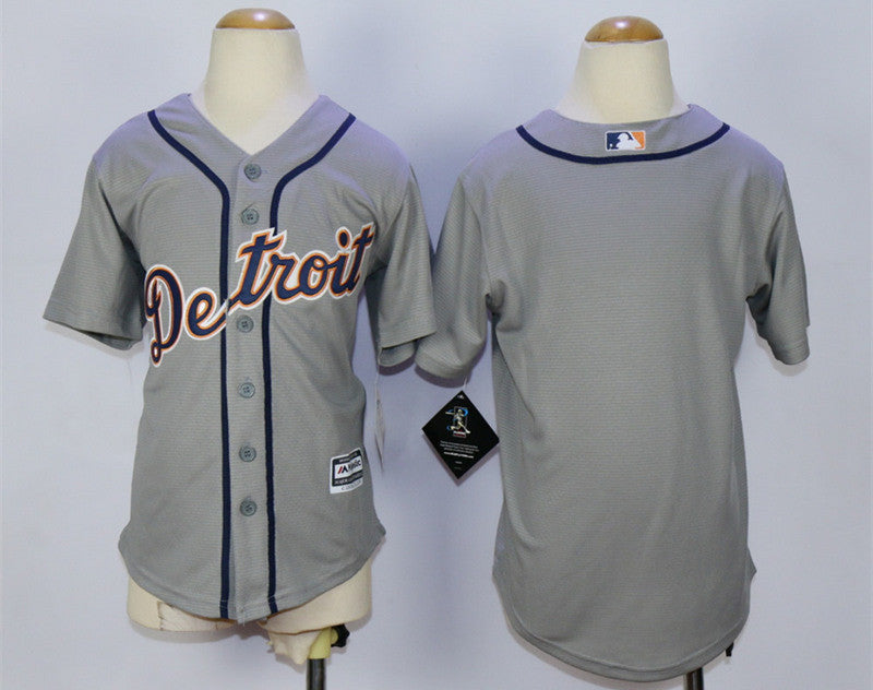 Custom Detroit Tigers grey jersey