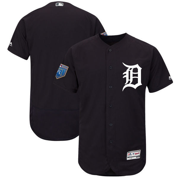 Custom Detroit Tigers navy jersey