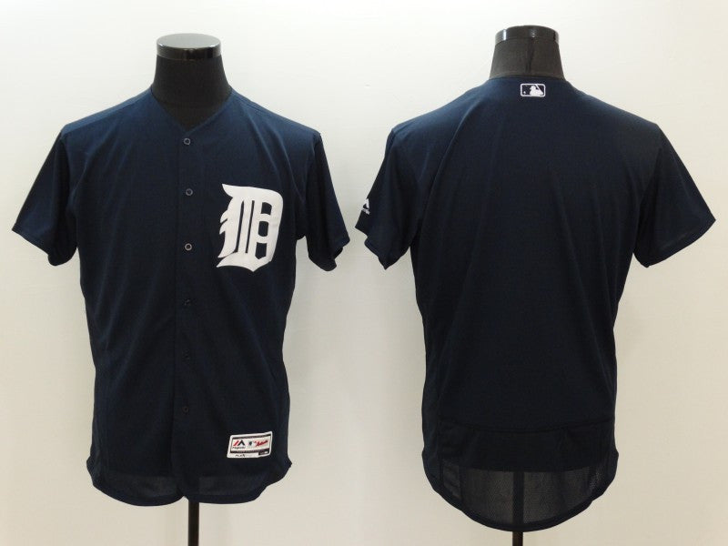 Custom Detroit Tigers navy jersey