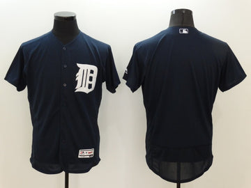 Custom Detroit Tigers navy jersey