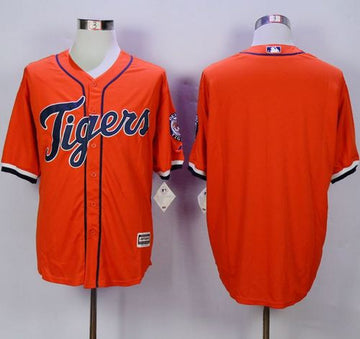Custom Detroit Tigers orange jersey