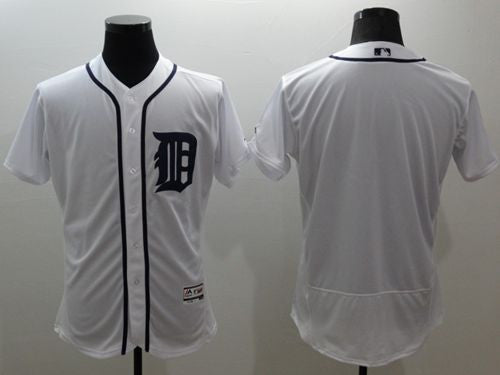 Custom Detroit Tigers white Authentic jersey