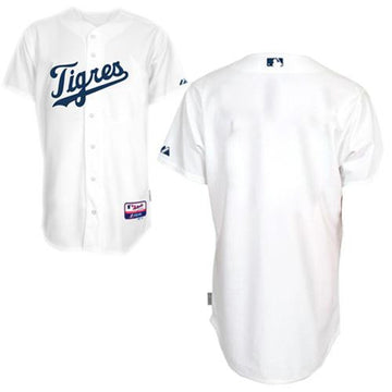 Custom Detroit Tigers white Home jersey