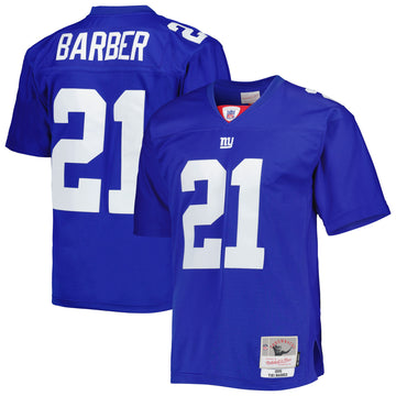 Tiki Barber New York Giants royal jersey