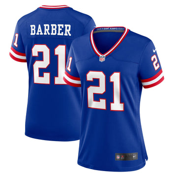 Tiki Barber New York Giants royal Classic jersey