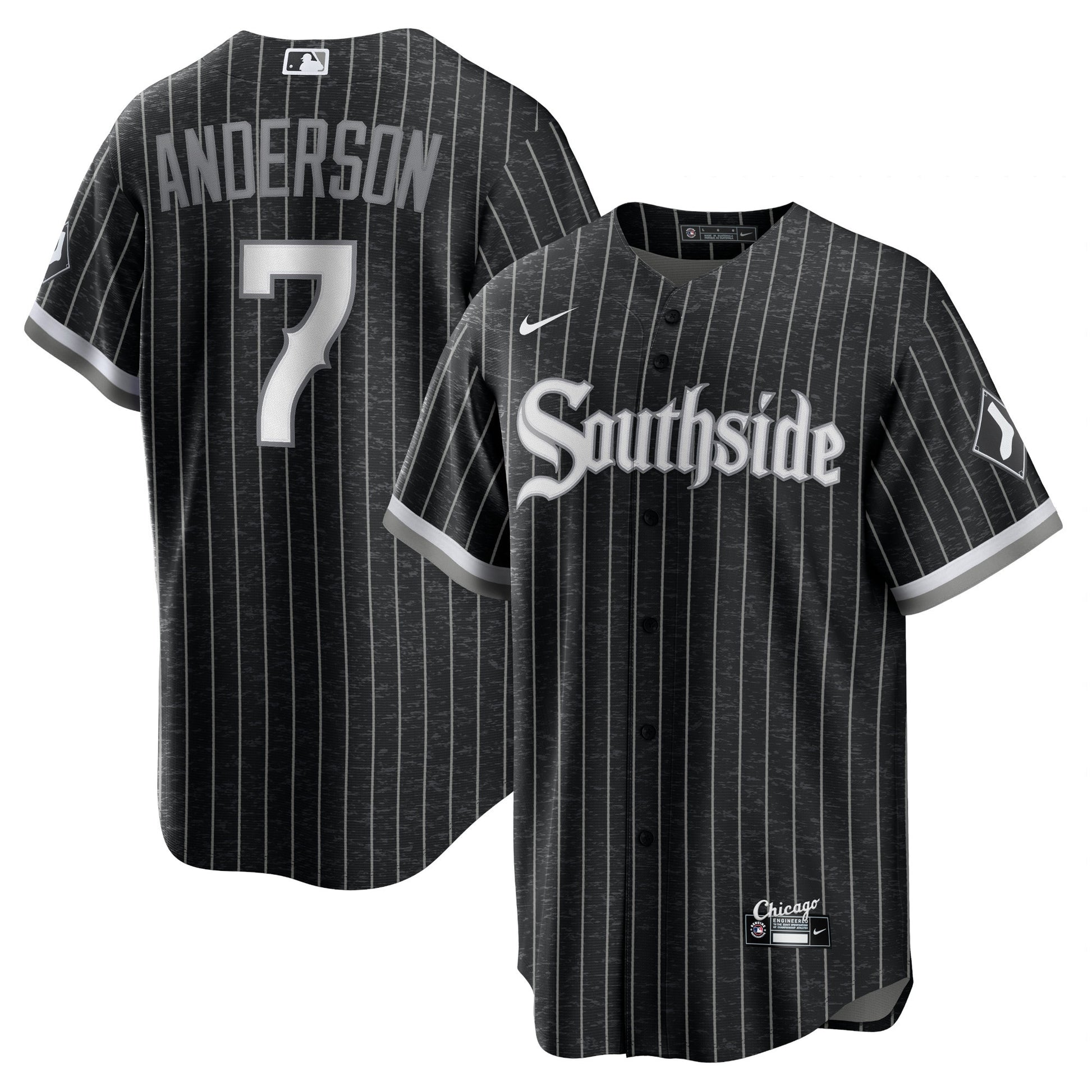 Tim Anderson Chicago White Sox black City Connect jersey