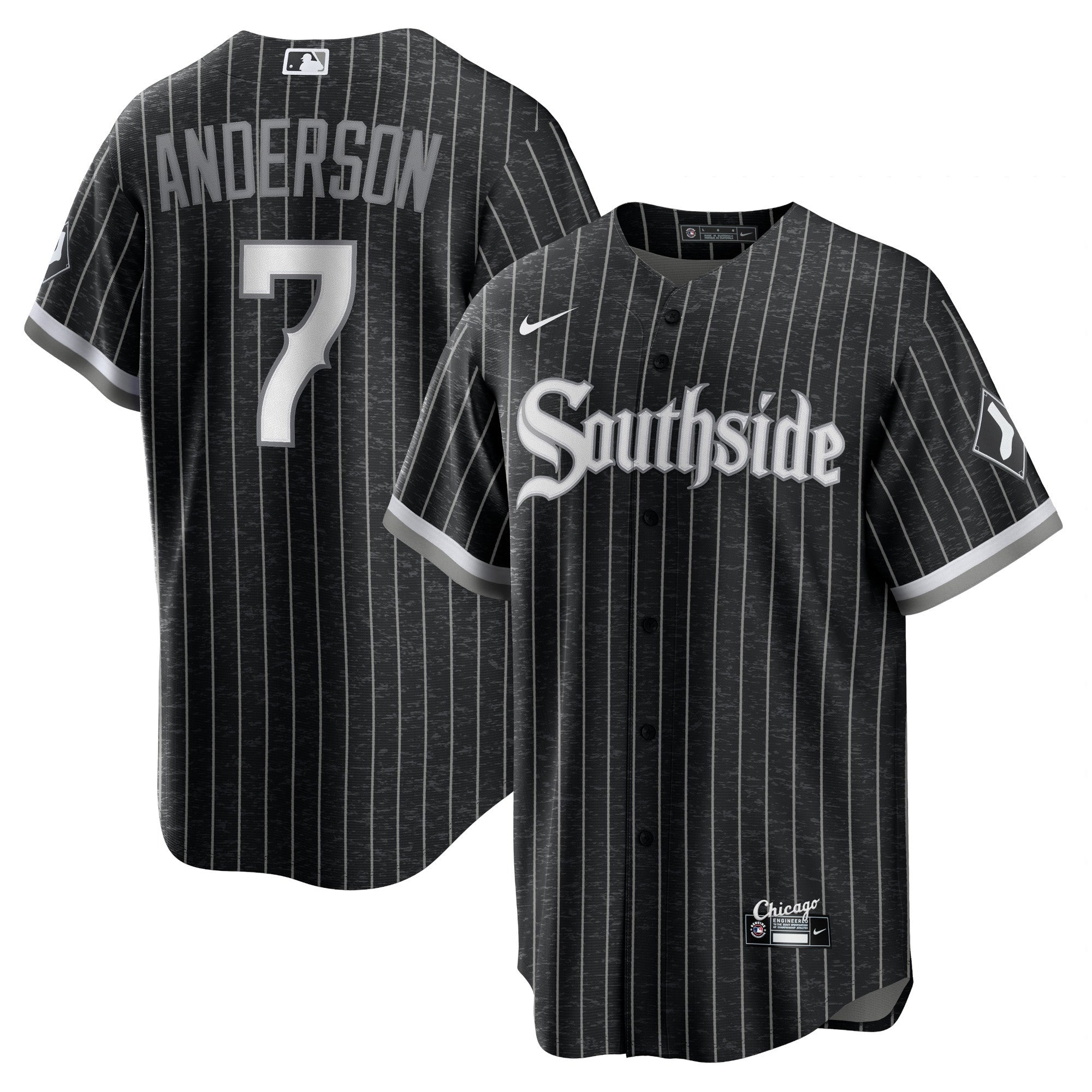Tim Anderson Chicago White Sox black City Connect jersey