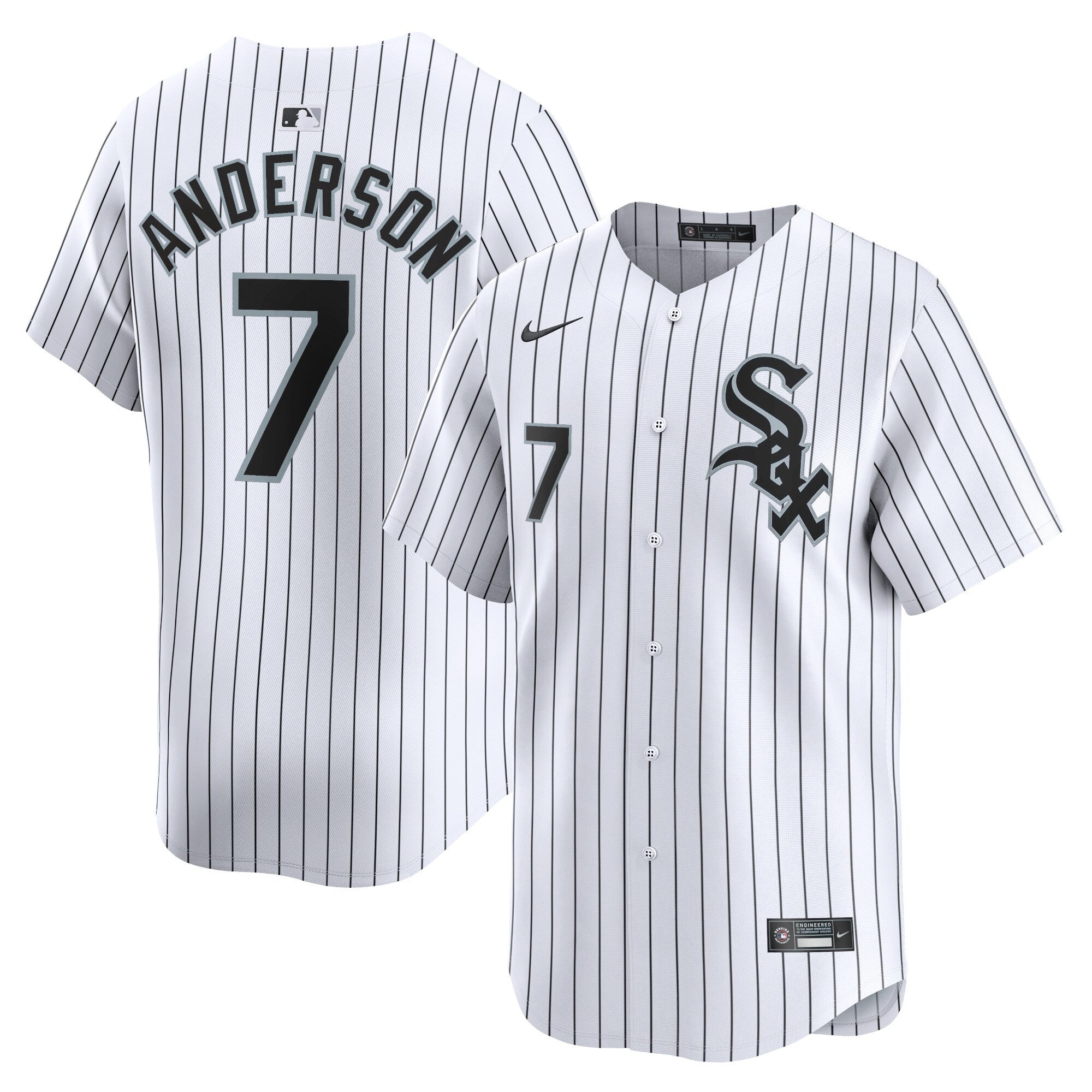 Tim Anderson Chicago White Sox white Limited jersey