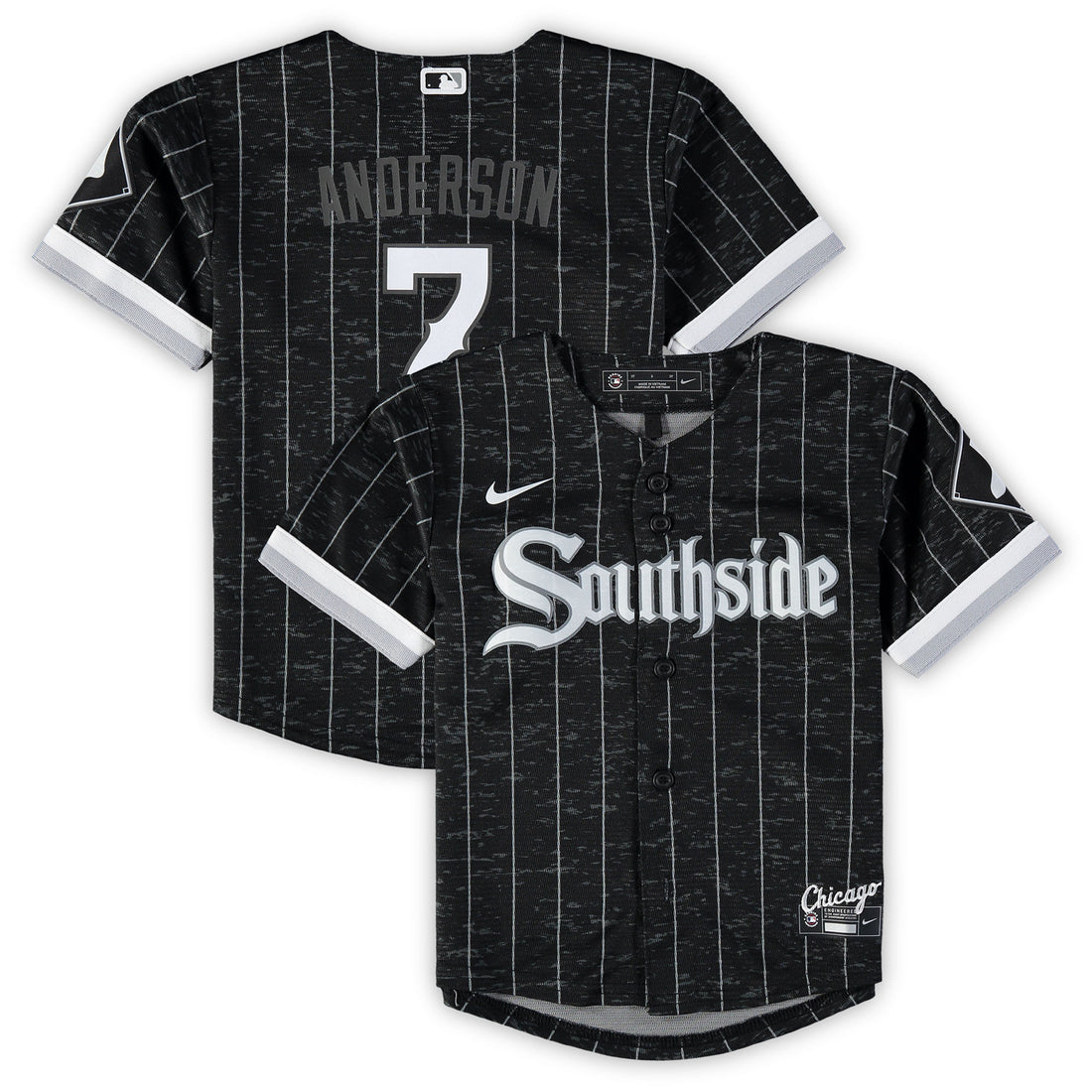 Tim Anderson Chicago White Sox black City Connect jersey