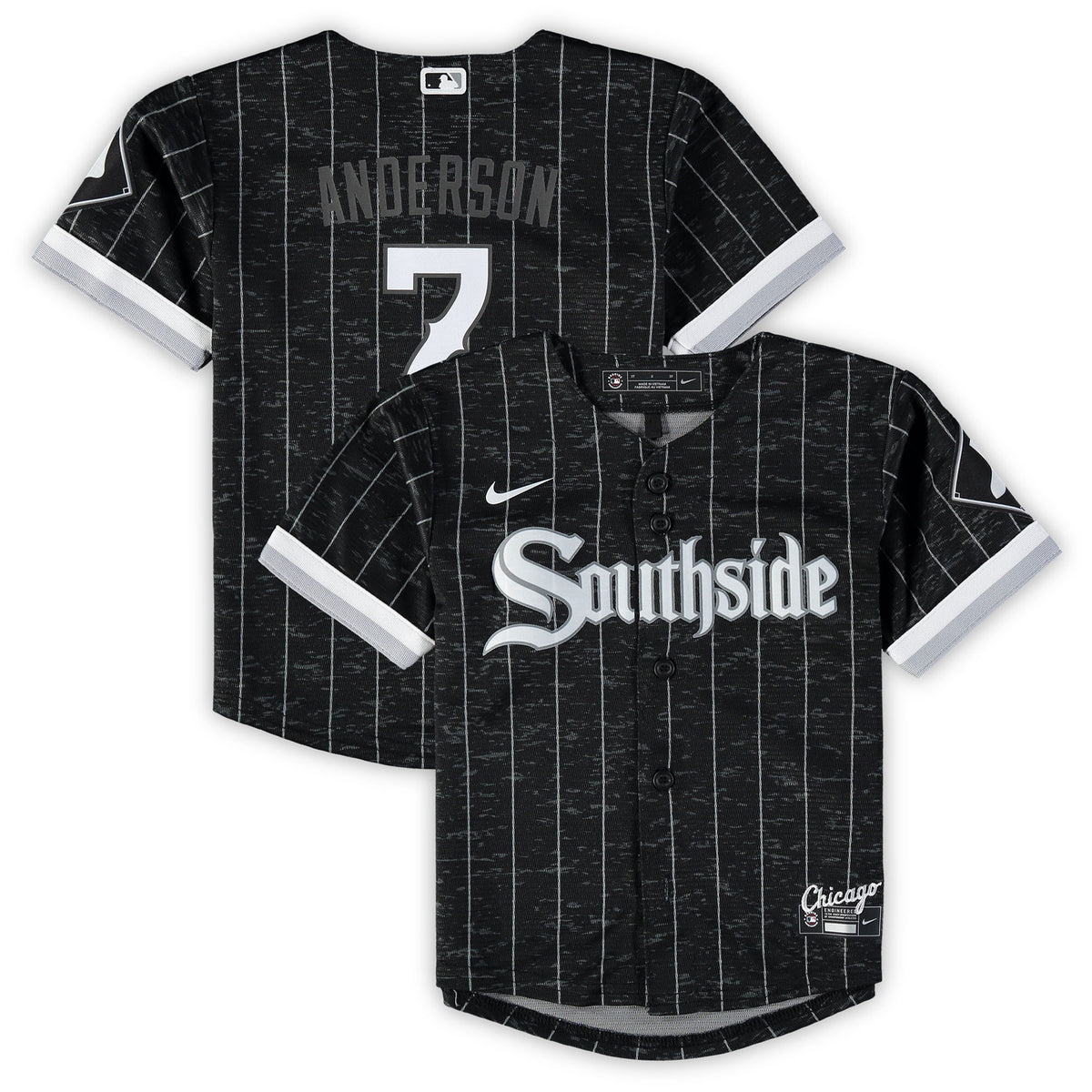 Tim Anderson Chicago White Sox black City Connect jersey