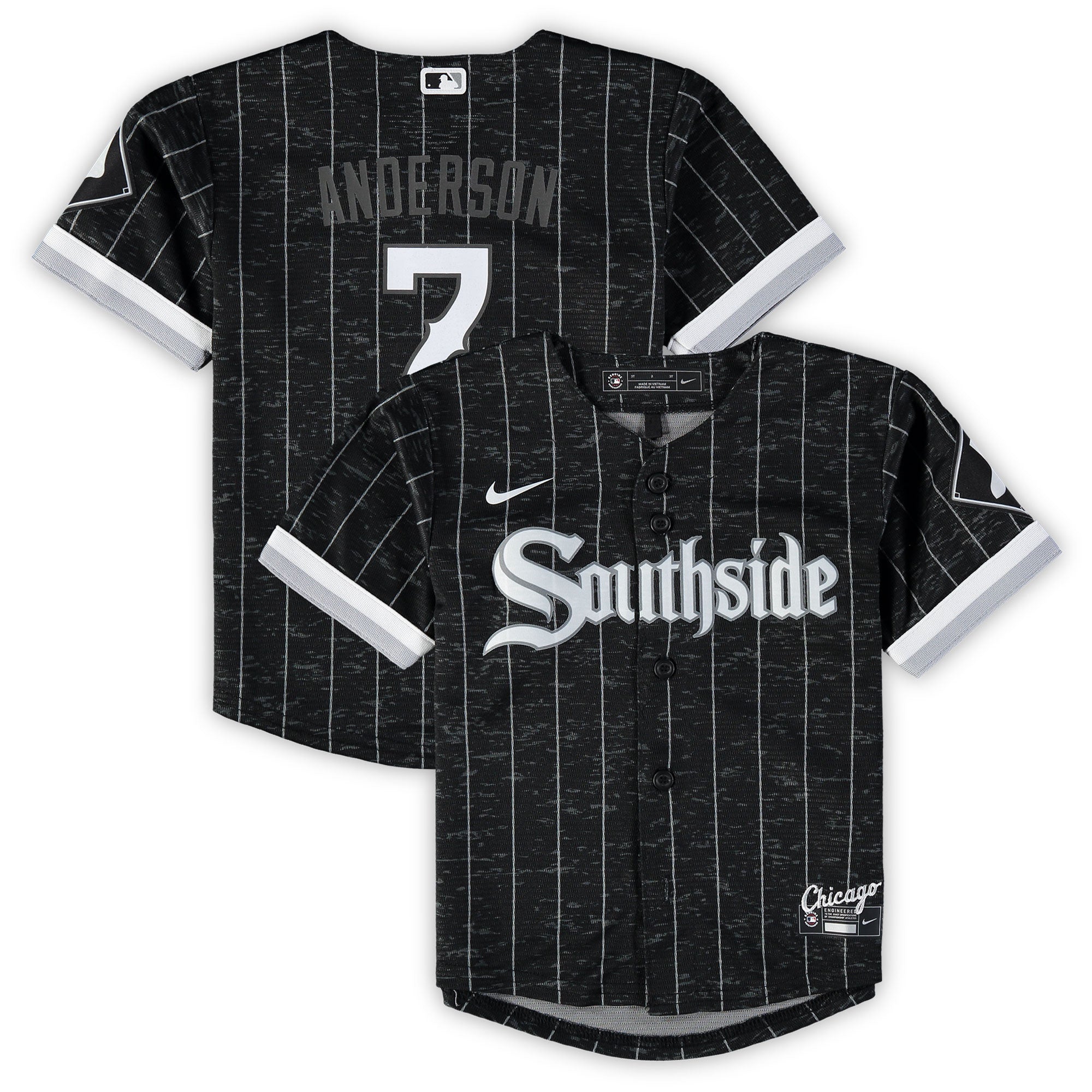 Tim Anderson Chicago White Sox black City Connect jersey