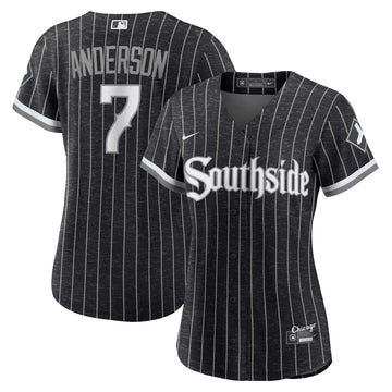 Tim Anderson Chicago White Sox black City Connect jersey