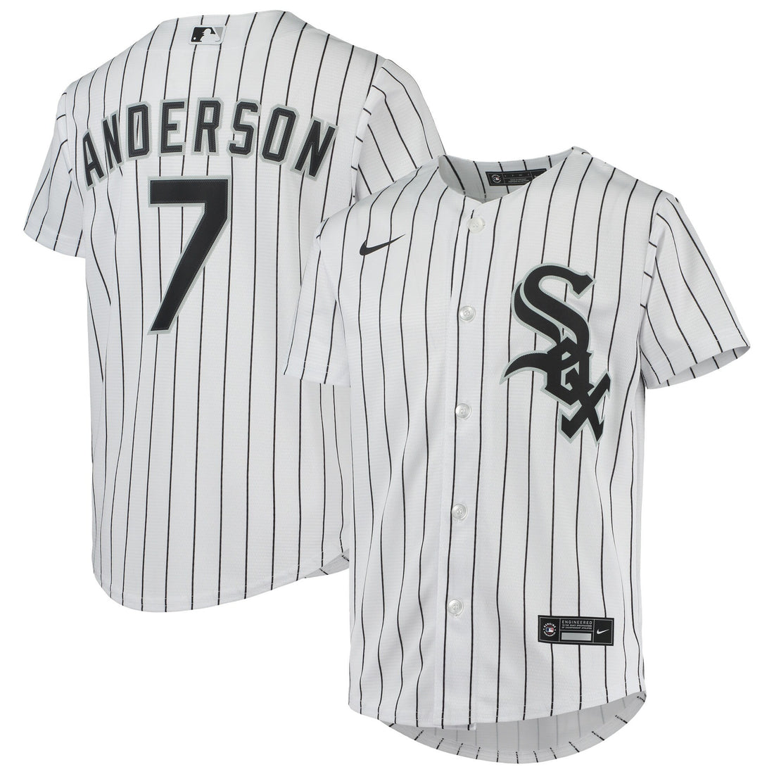 Tim Anderson Chicago White Sox white Alternate jersey