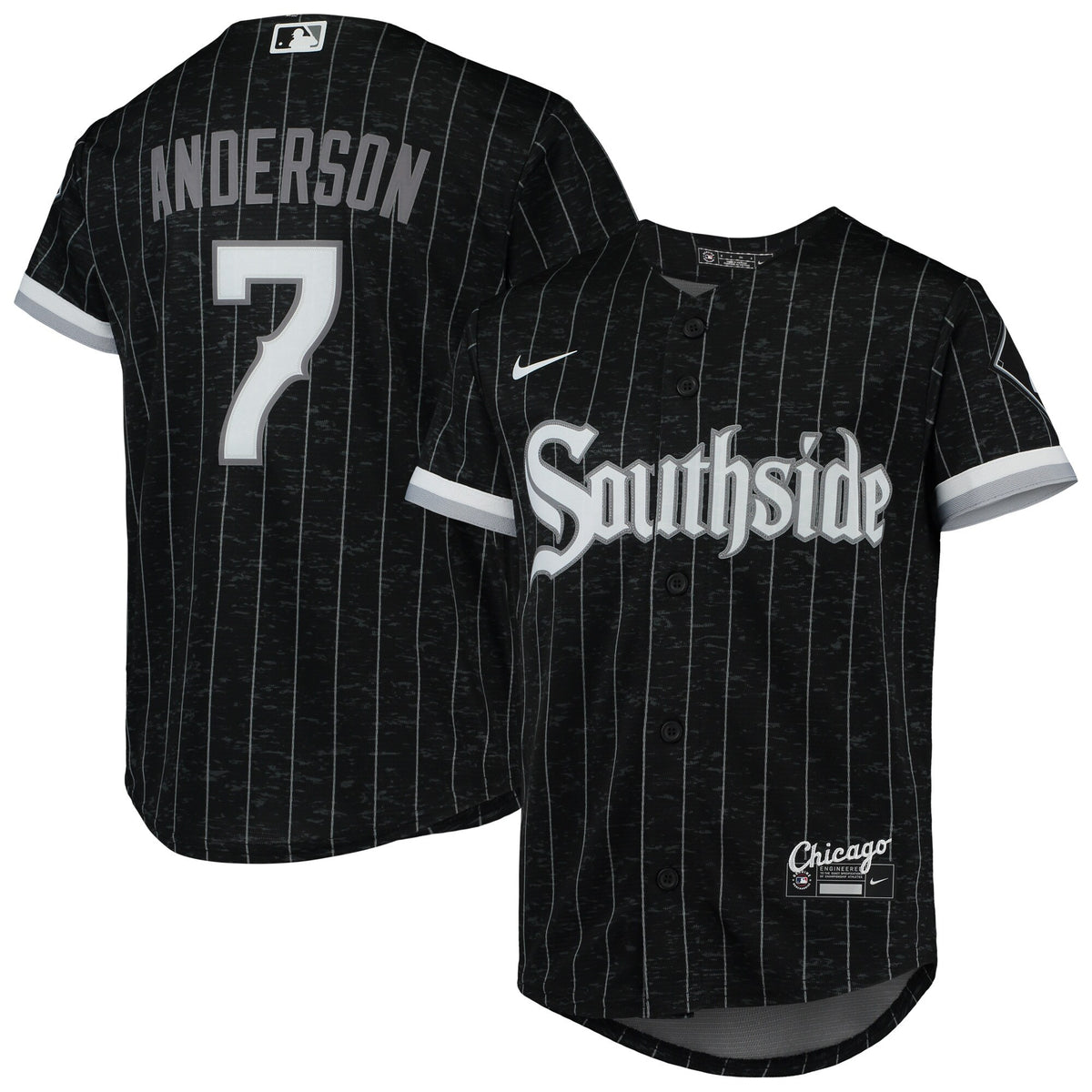 Tim Anderson Chicago White Sox black City Connect jersey