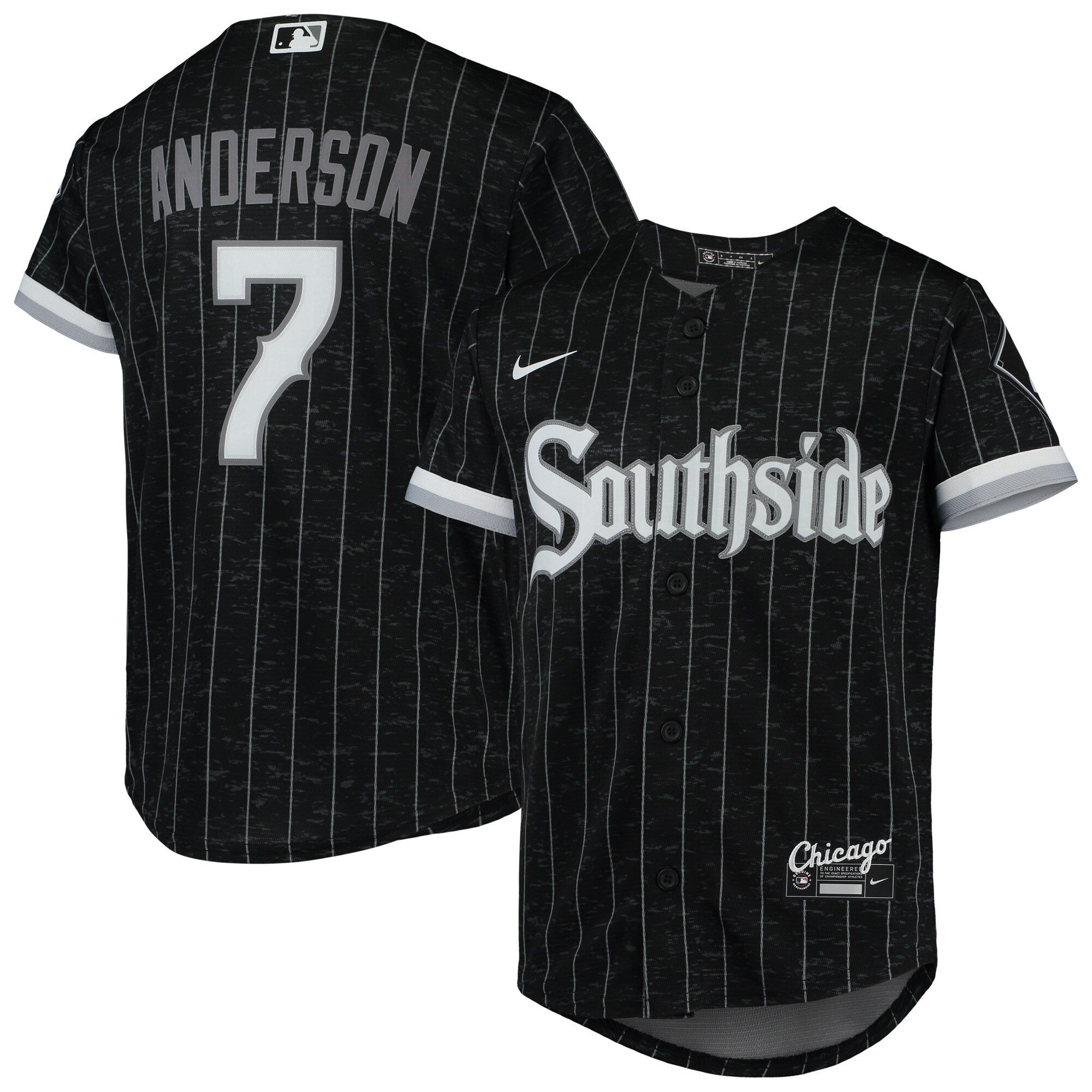 Tim Anderson Chicago White Sox black City Connect jersey