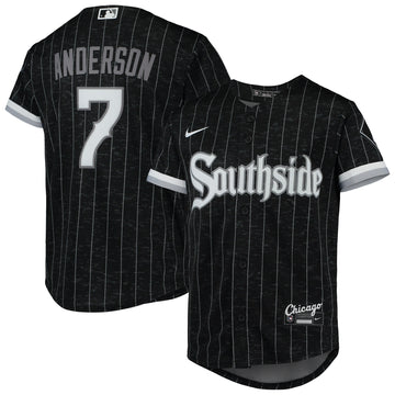 Tim Anderson Chicago White Sox black City Connect jersey