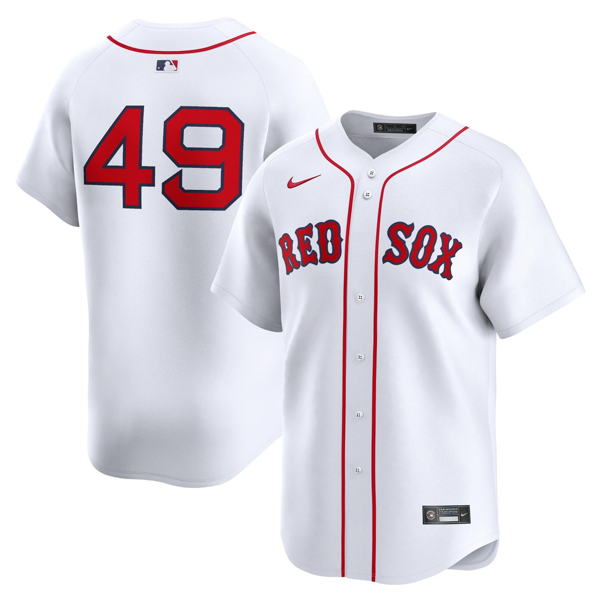 Tim Wakefield Boston Red Sox white Limited jersey