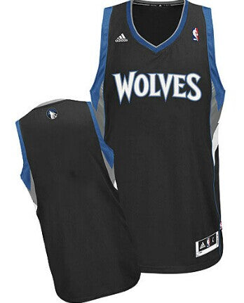 Custom Minnesota Timberwolves black jersey