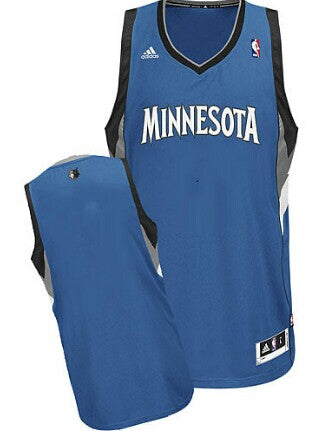 Custom Minnesota Timberwolves blue jersey