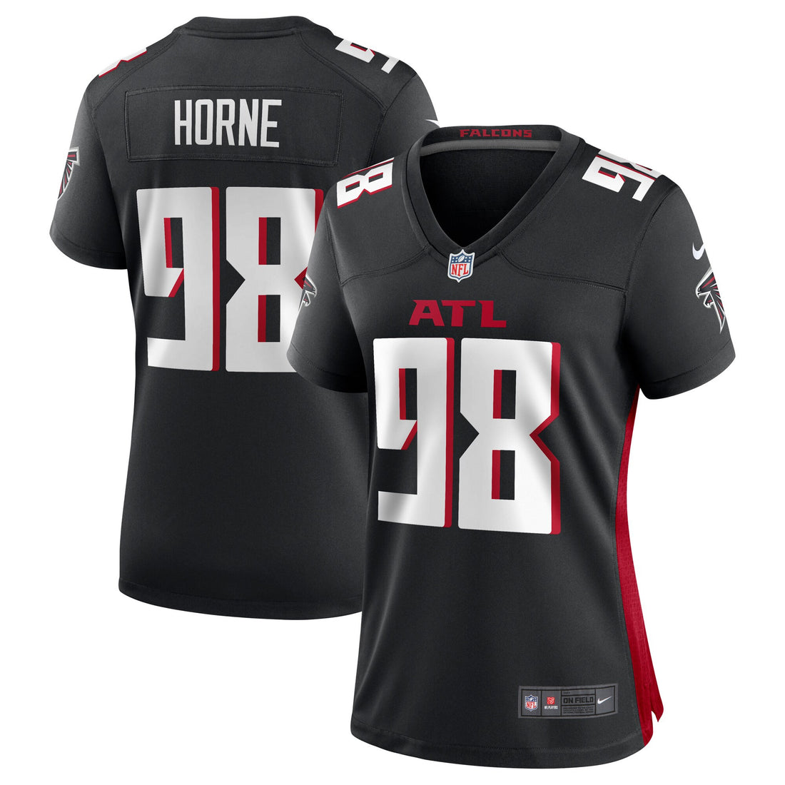 Timmy Horne Atlanta Falcons black Game jersey
