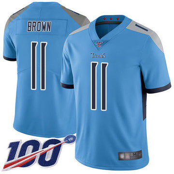 A.J. Brown Tennessee Titans blue Vapor jersey