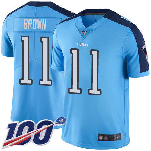 A.J. Brown Tennessee Titans blue Limited jersey