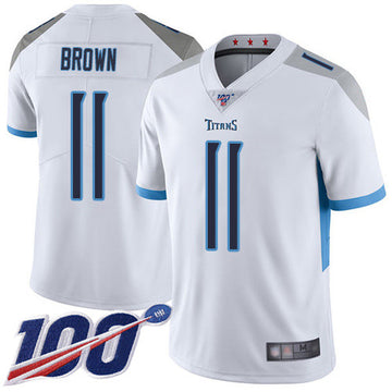 A.J. Brown Tennessee Titans white Vapor jersey