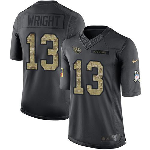Kendall Wright Tennessee Titans black Salute To Service jersey