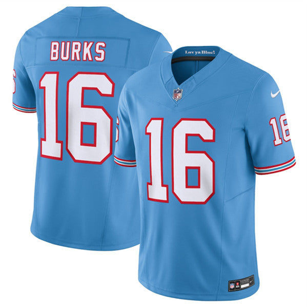 Treylon Burks Tennessee Titans blue Vapor jersey
