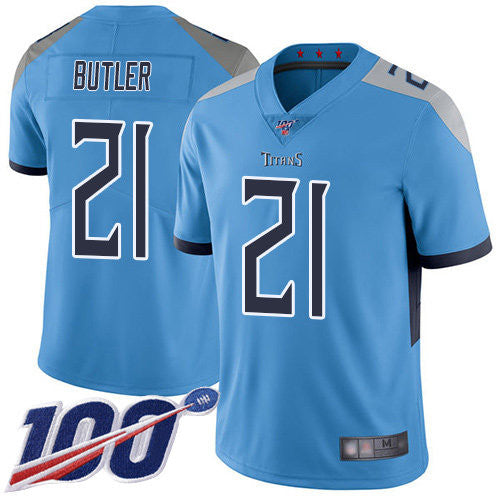 Malcolm Butler Tennessee Titans blue Vapor jersey