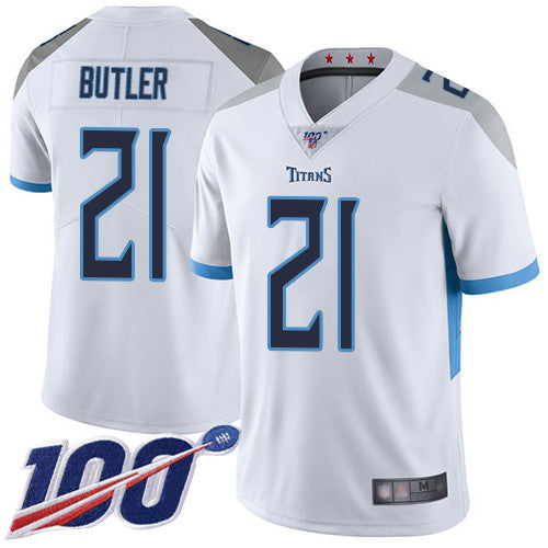 Malcolm Butler Tennessee Titans white Vapor jersey