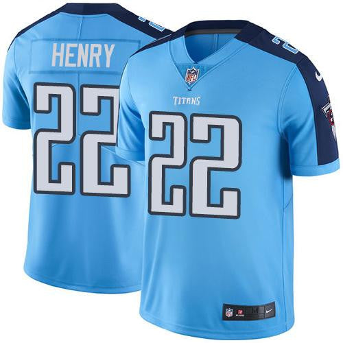 Derrick Henry Tennessee Titans blue Limited jersey