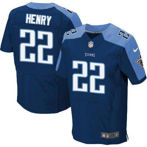 Derrick Henry Tennessee Titans navy Elite jersey